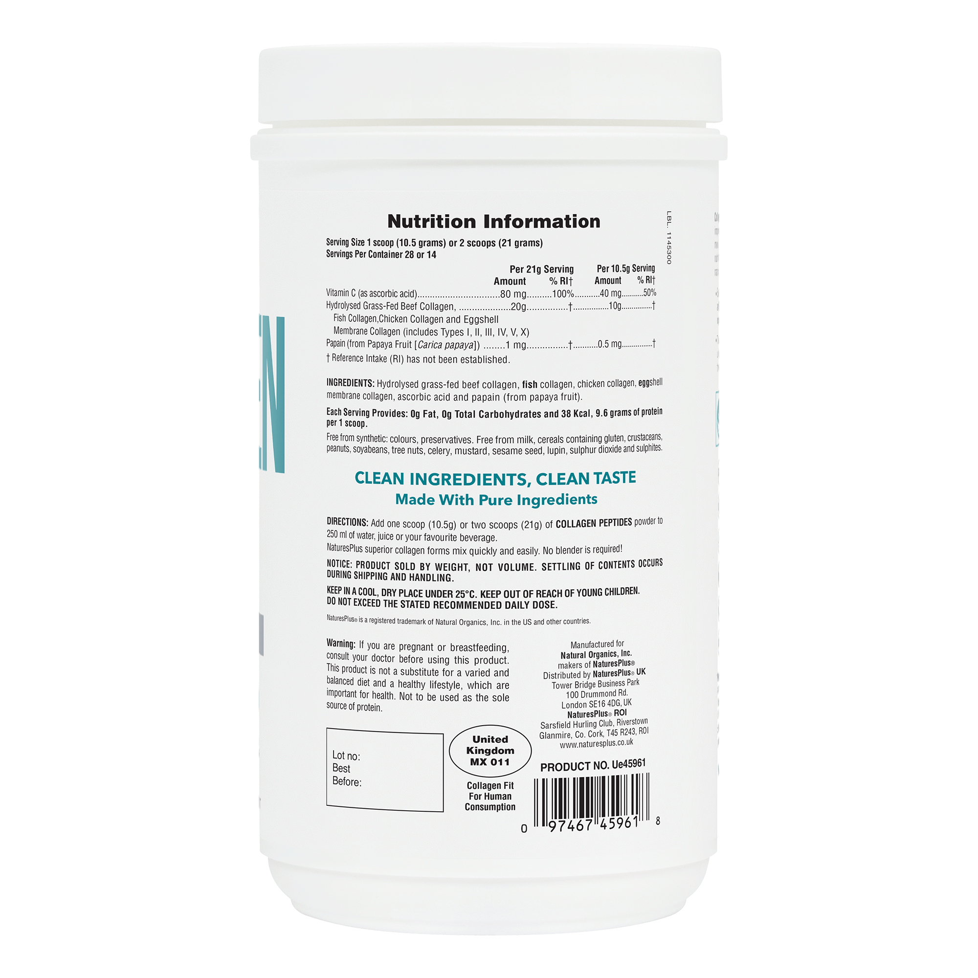 Nature’s Plus Collagen Peptides