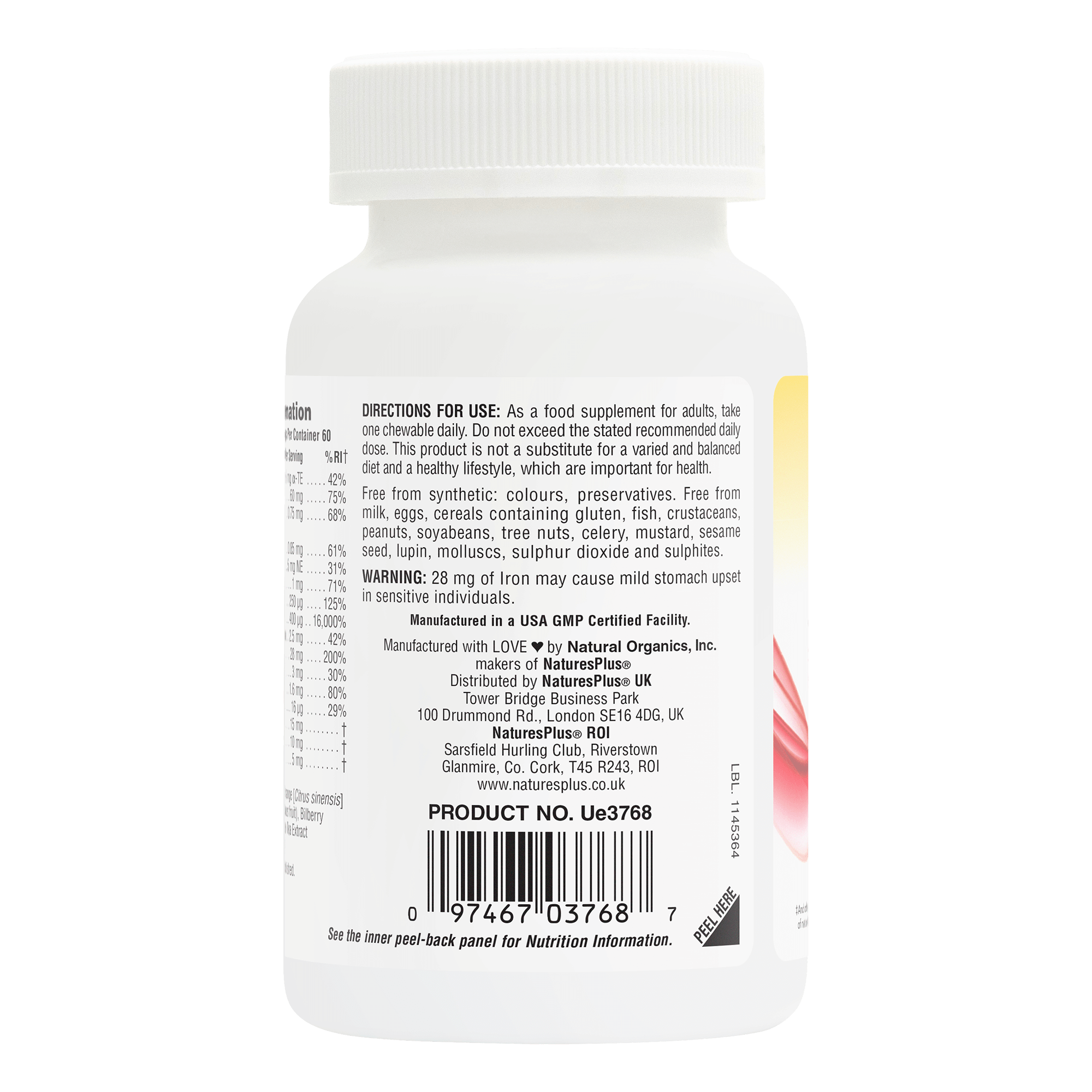 Nature’s Plus Hema-Plex Iron Chewables