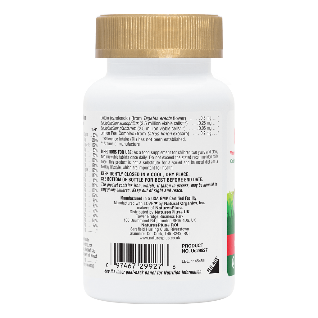 Nature’s Plus Animal Parade Gold Multivitamin Children’s Chewables