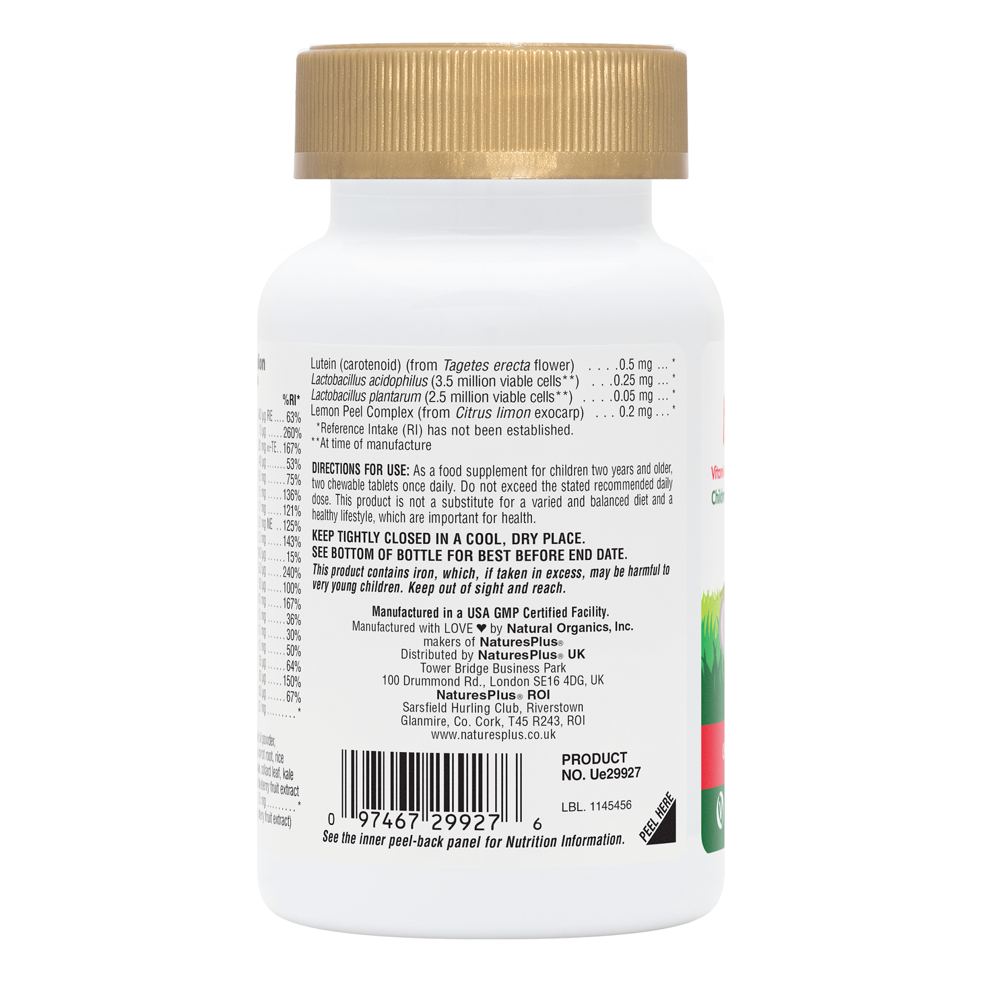 Nature’s Plus Animal Parade Gold Multivitamin Children’s Chewables