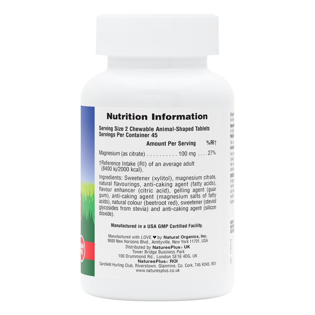 Nature’s Plus Animal Parade MagKidz Children’s Magnesium