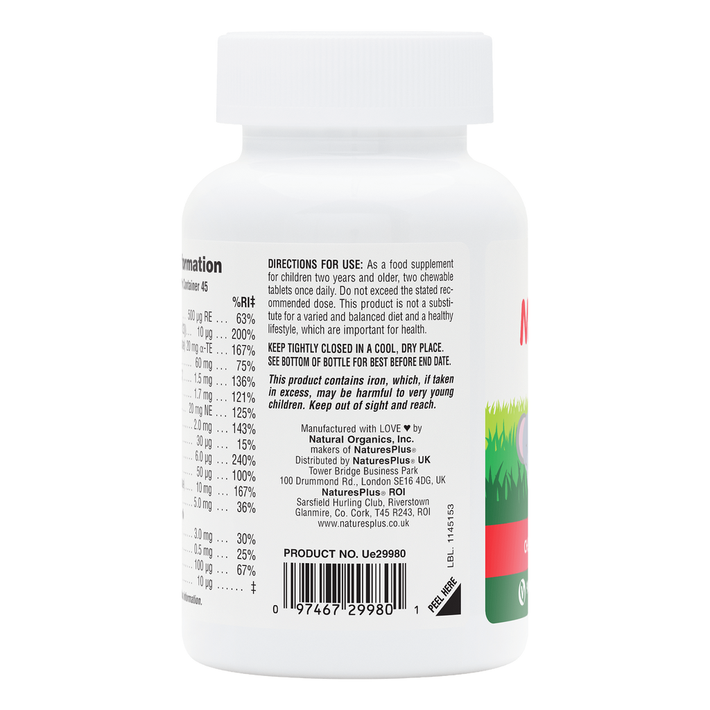 Nature’s Plus Animal Parade Children’s Multi-Vitamin Chewable