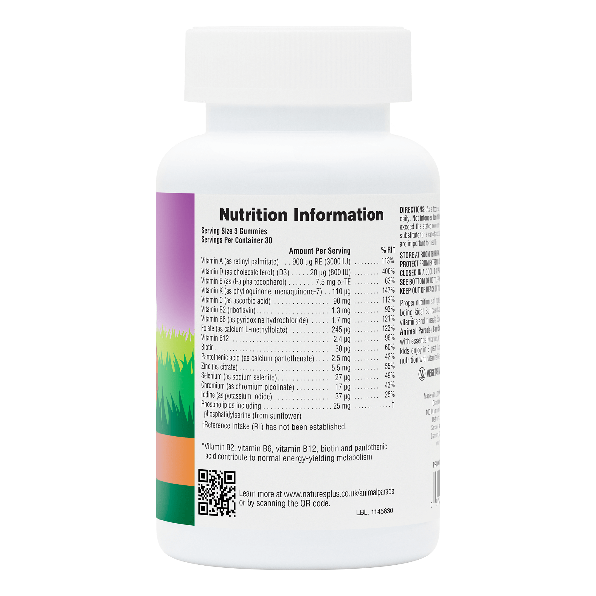 Nature’s Plus Animal Parade Children’s Multi-Vitamin Gummies