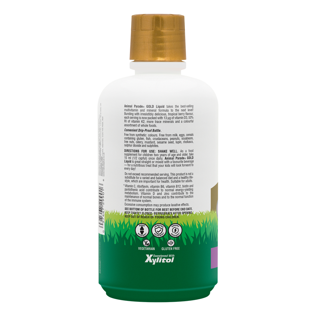 Nature’s Plus Animal Parade Gold Liquid Multi-Vitamin