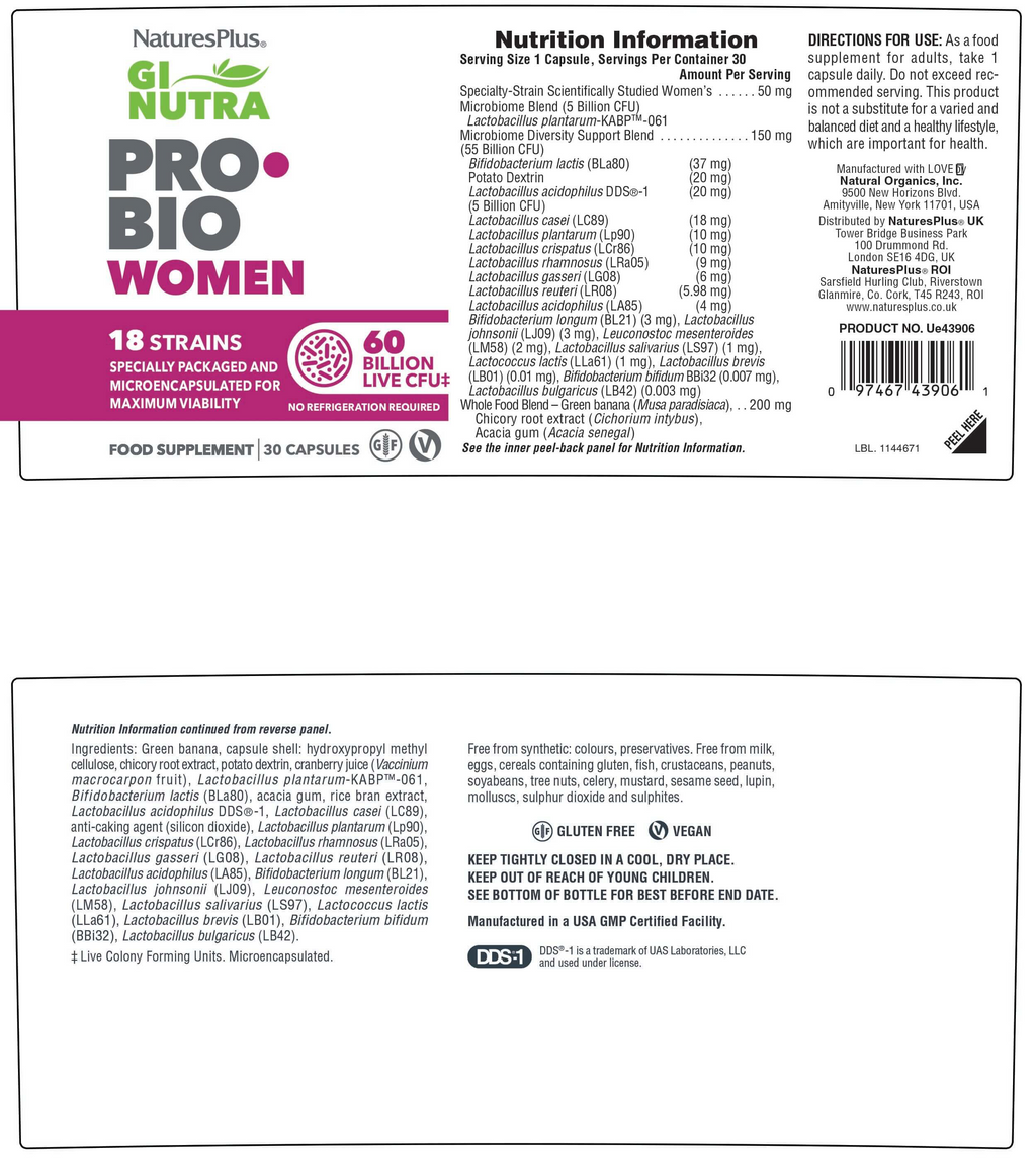 Nature’s Plus GI NUTRA Pro Bio Womwen