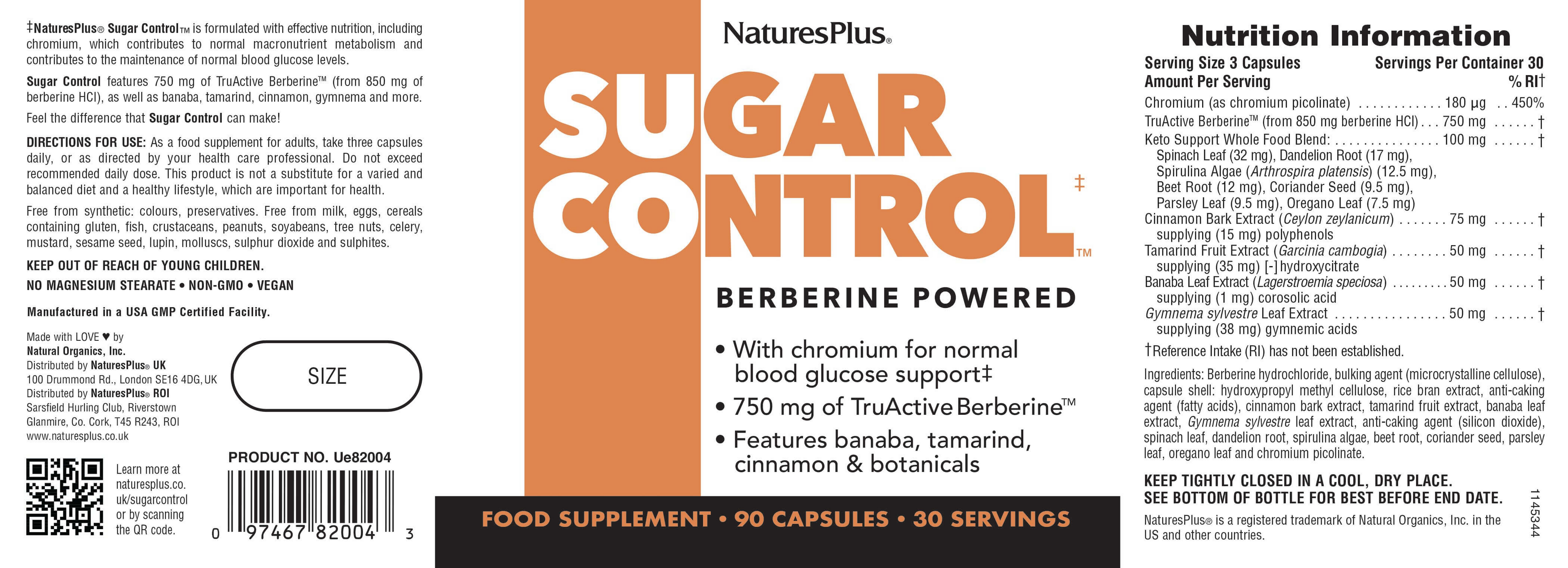 Nature’s Plus Sugar Conteol