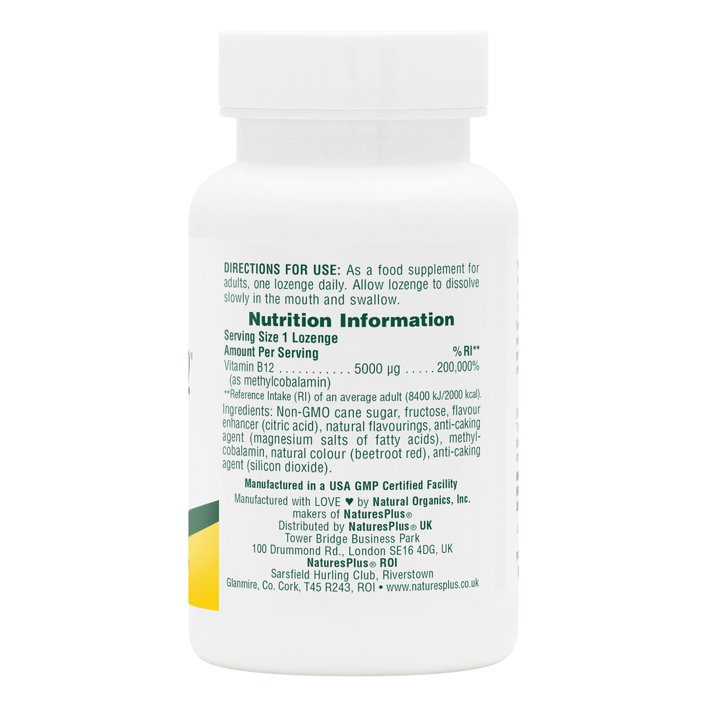 Nature’s Plus Shot-O-B12 Lozenges