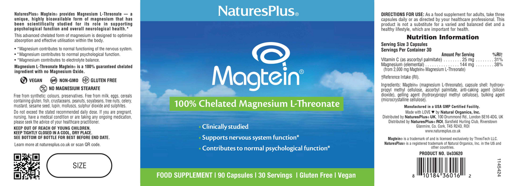 Nature’s Plus Magtein