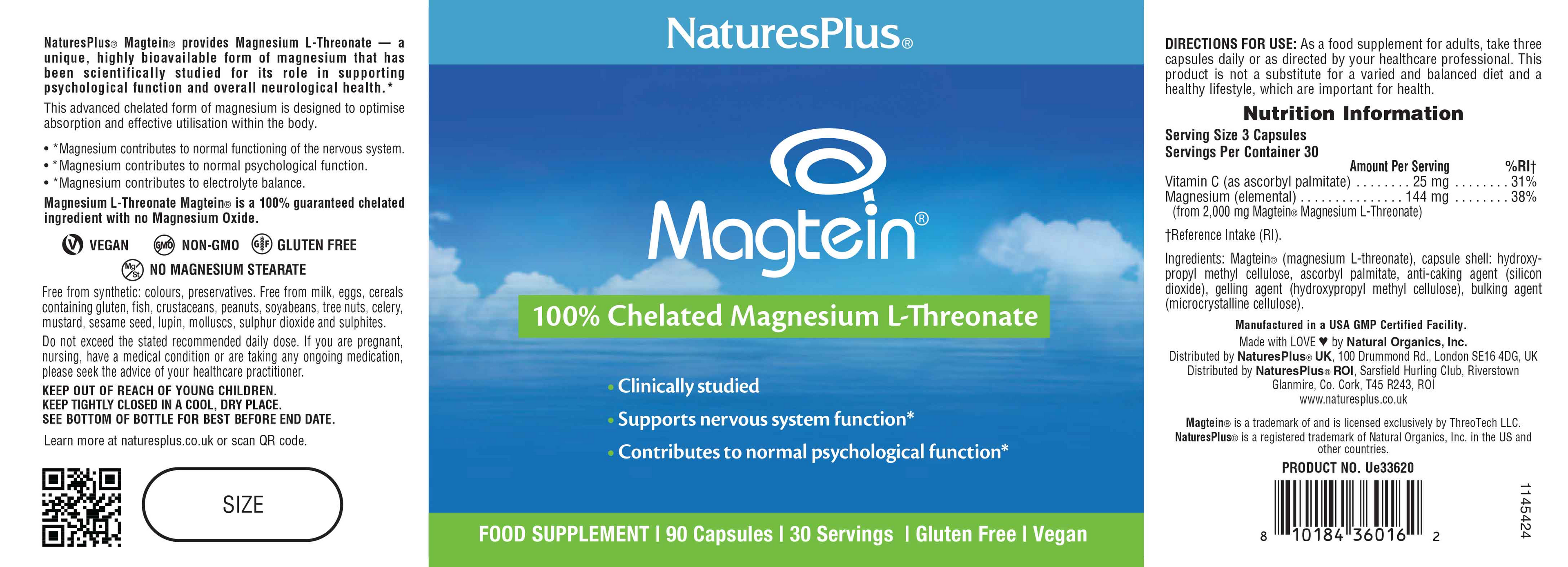 Nature’s Plus Magtein