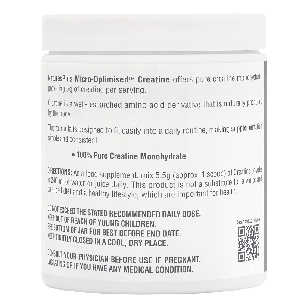 Nature’s Plus Creatine Micro-Optimized Powder