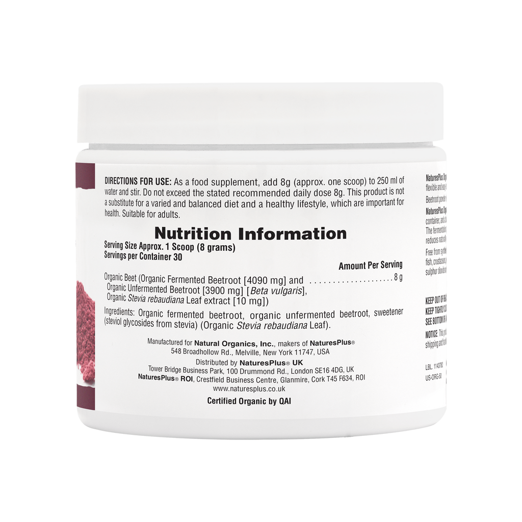 Nature’s Plus Organic Beet Powder