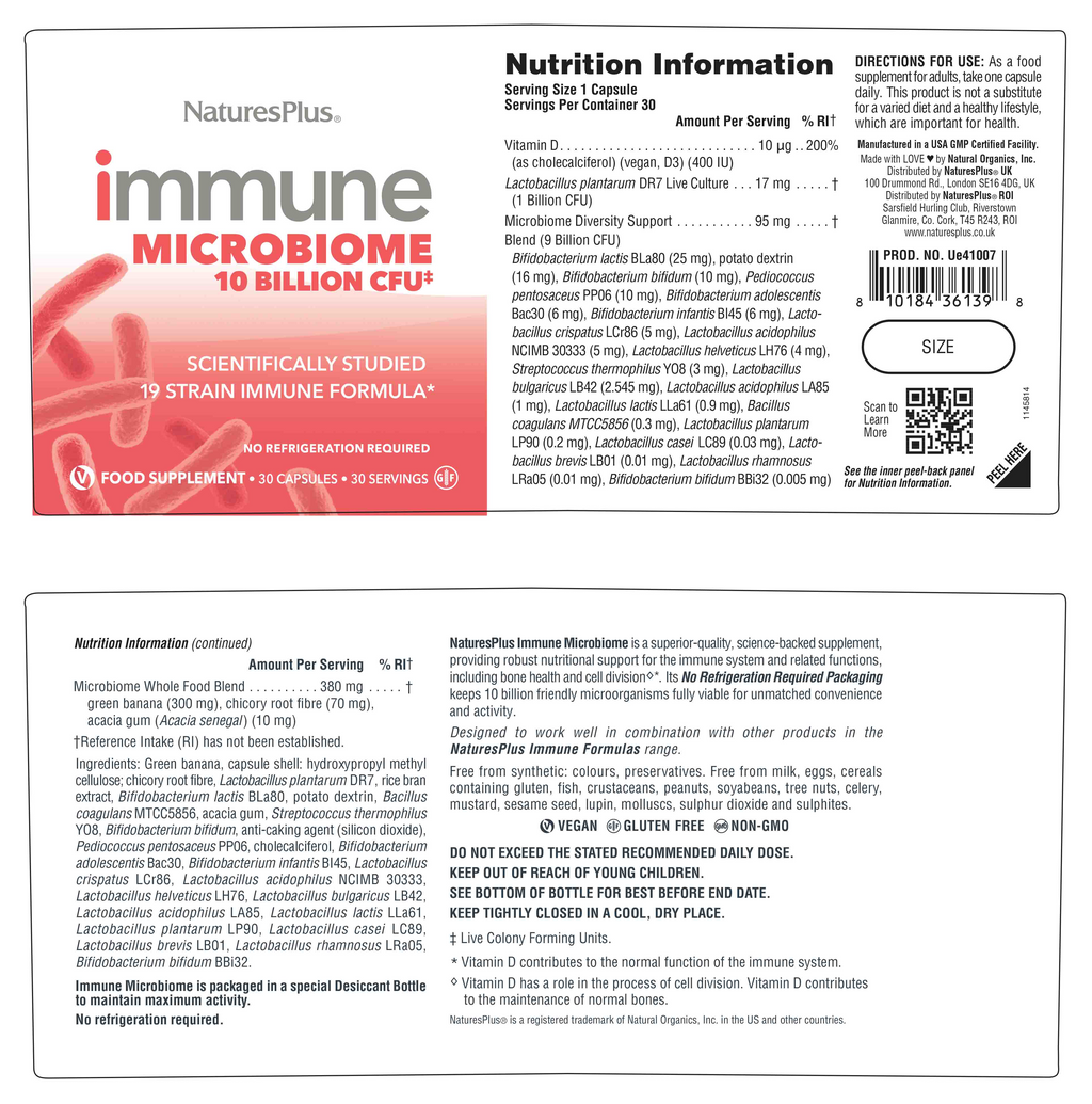 Nature’s Plus Immune Microbiome