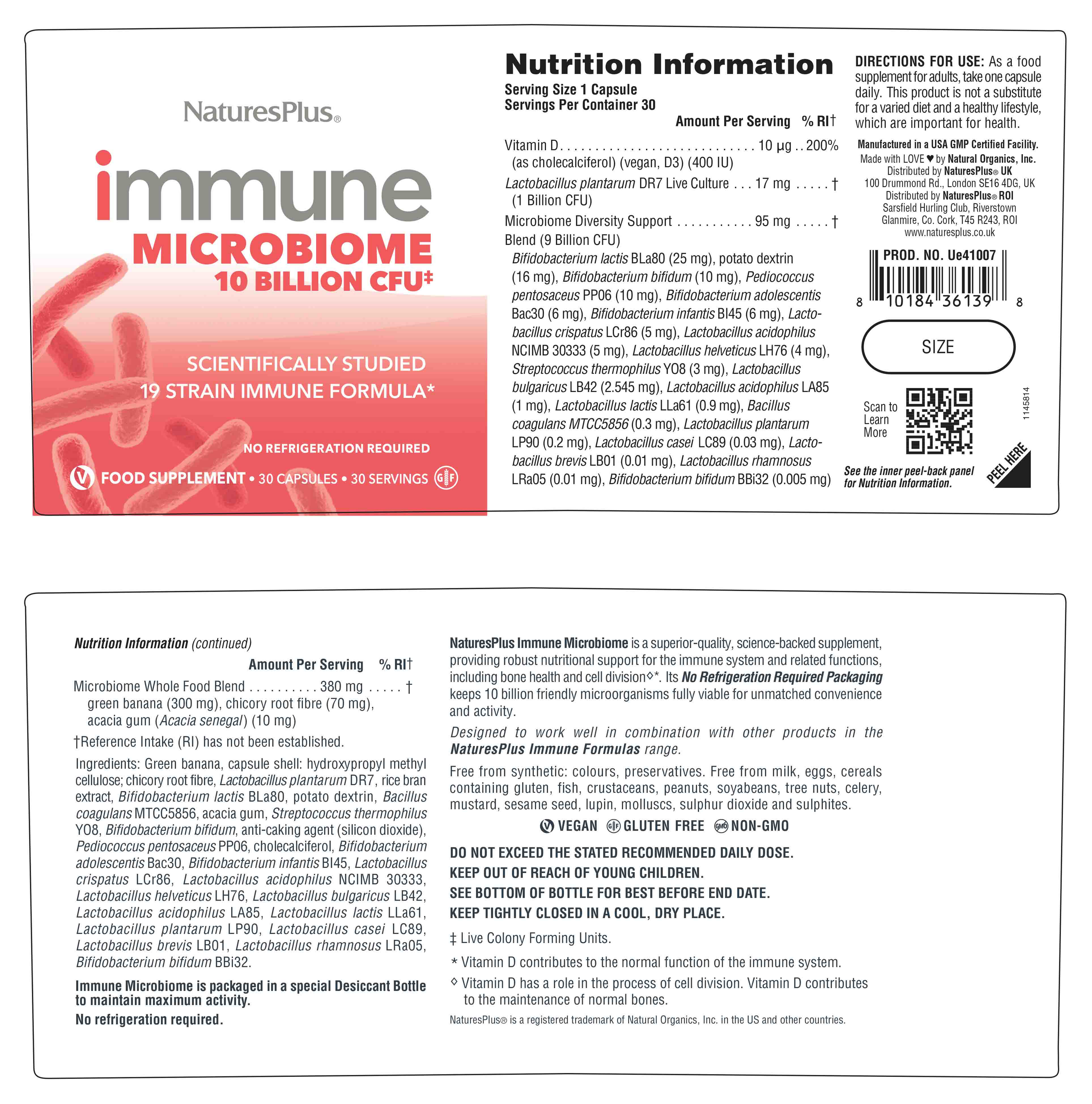 Nature’s Plus Immune Microbiome