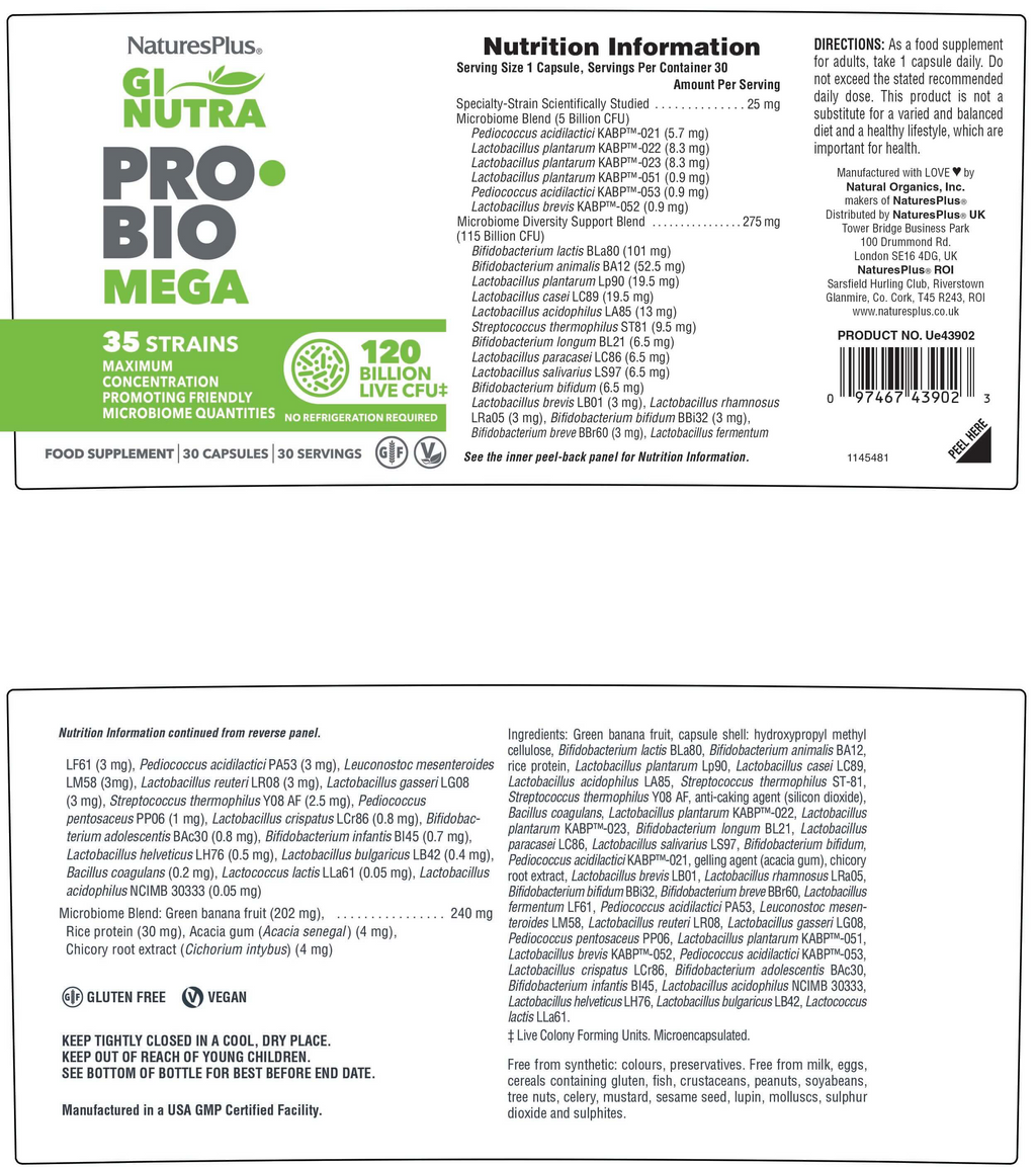Nature’s Plus GI Nutra Pro Bio Mega