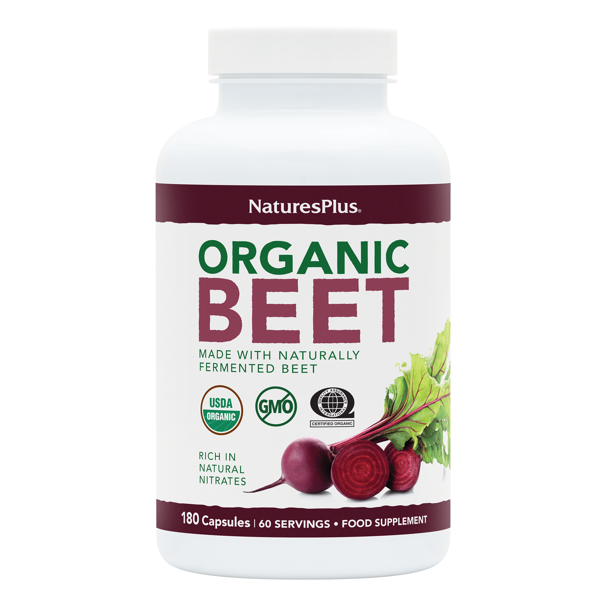 Nature’s Plus Organic Beet Capsules