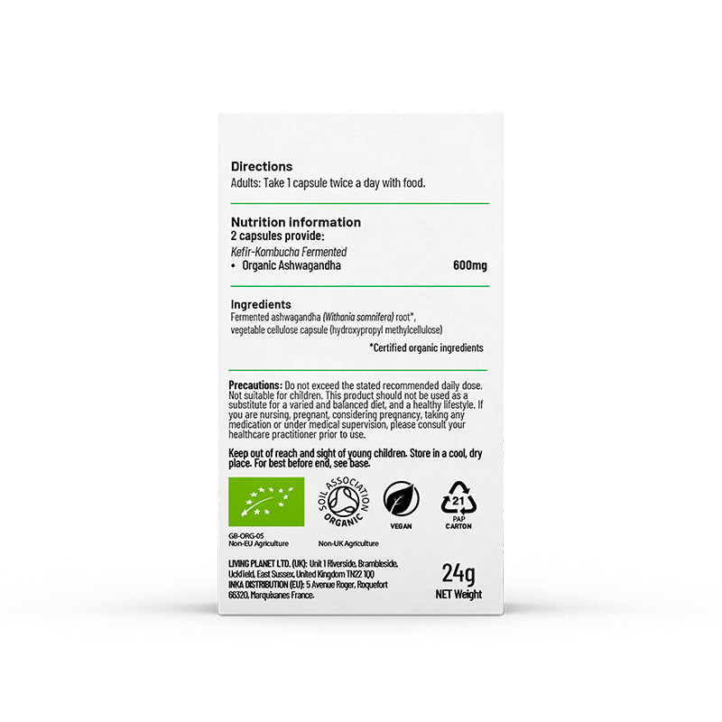 Living Nutrition Fermented Ashwagandha