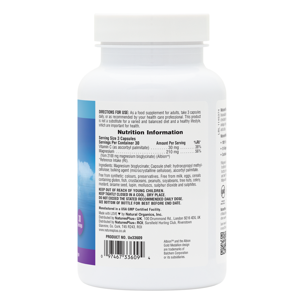 Nature’s Plus Magnesium Bisglycinate