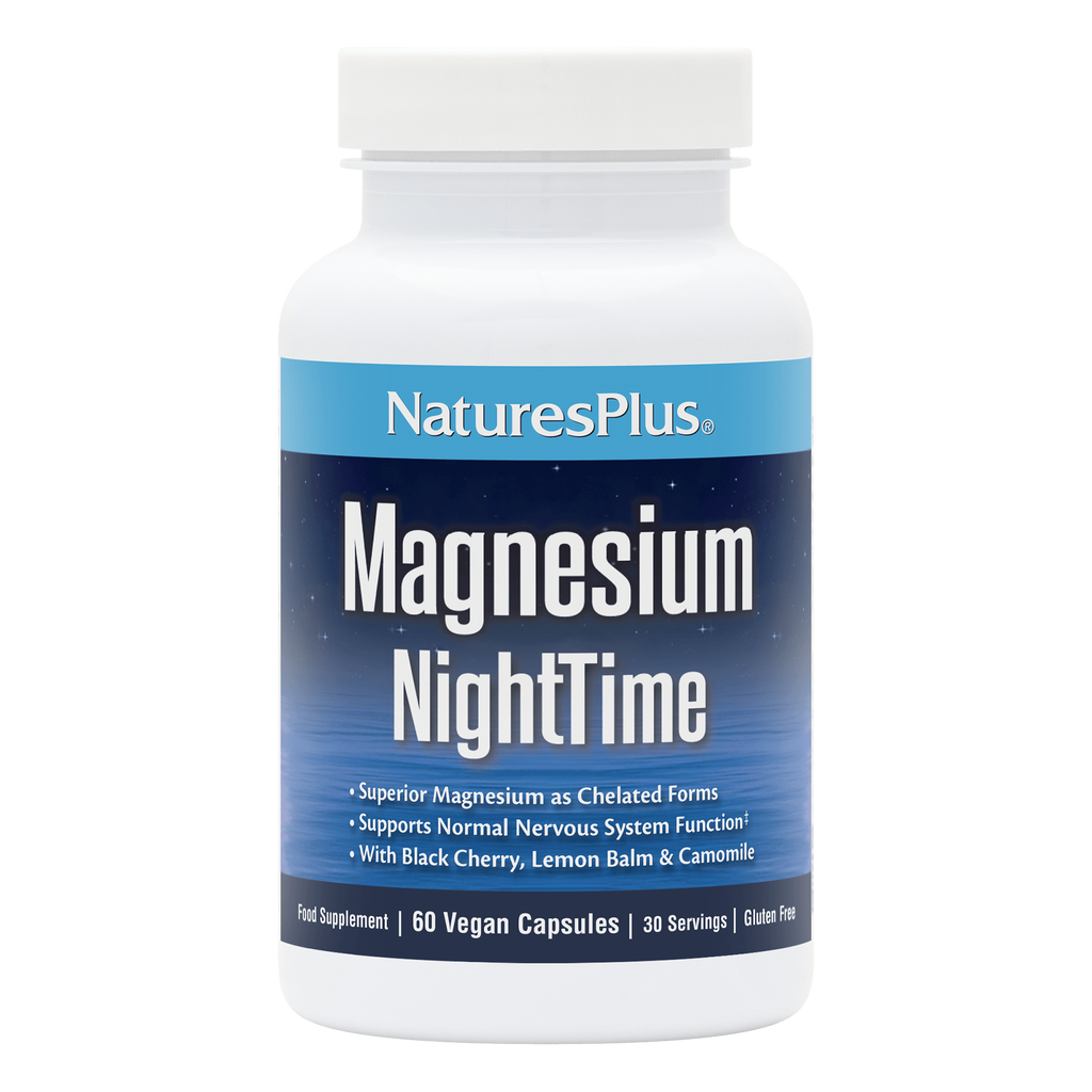 Nature’s Plus Magnesium NightTime Capsules