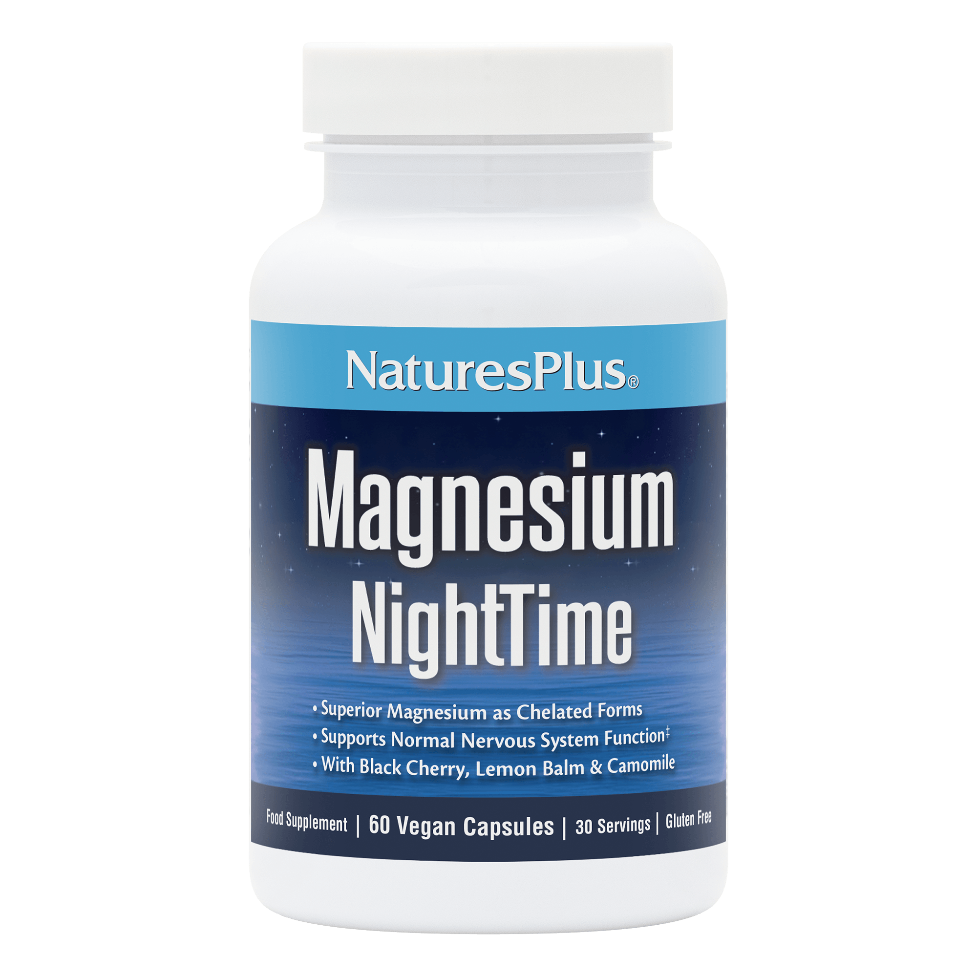 Nature’s Plus Magnesium NightTime Capsules
