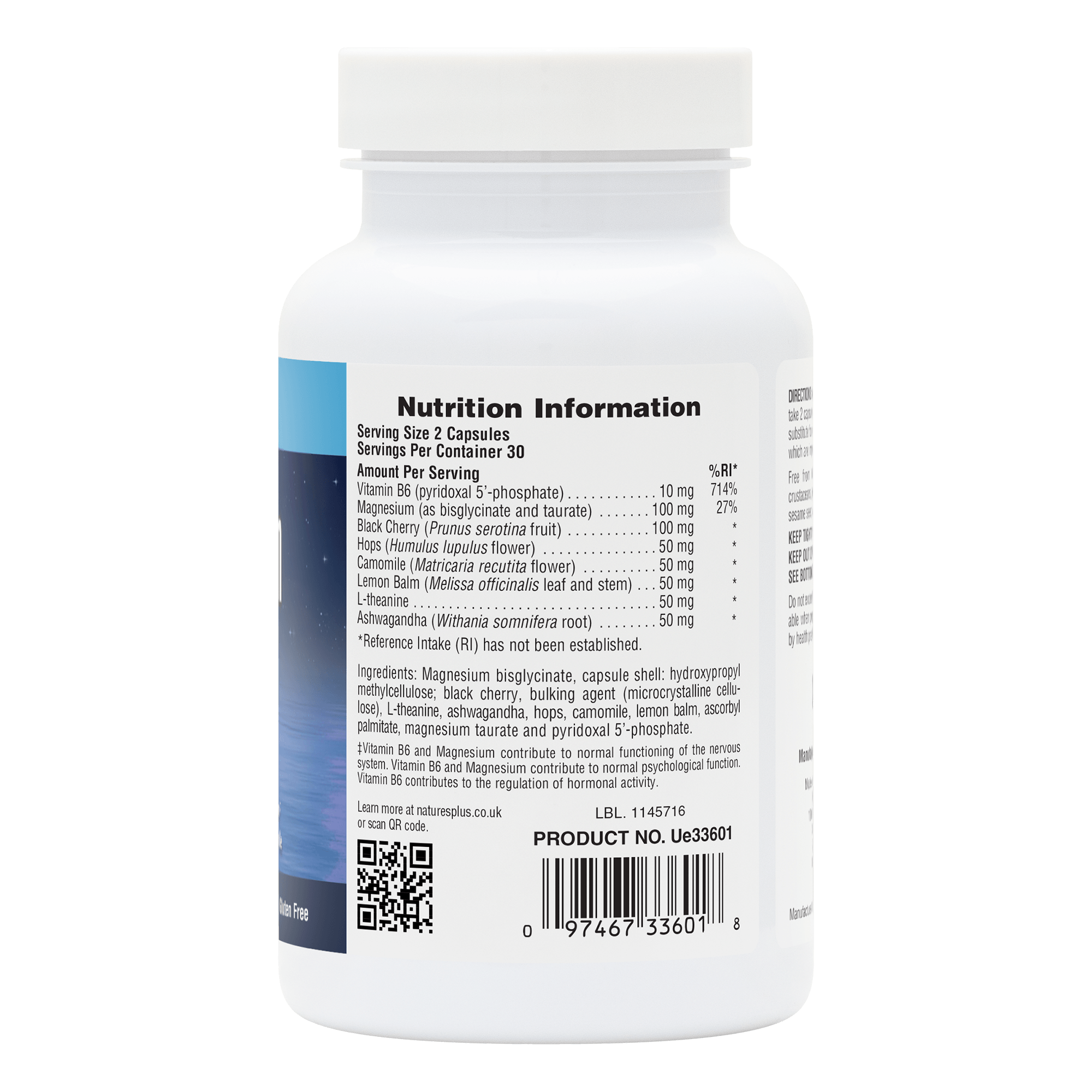 Nature’s Plus Magnesium NightTime Capsules