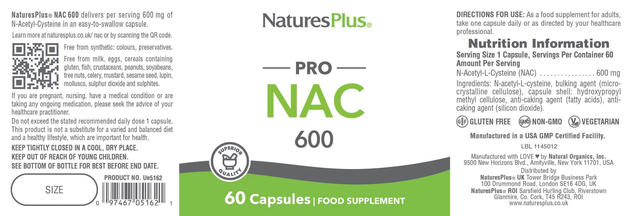 Nature’s Plus Pro NAC