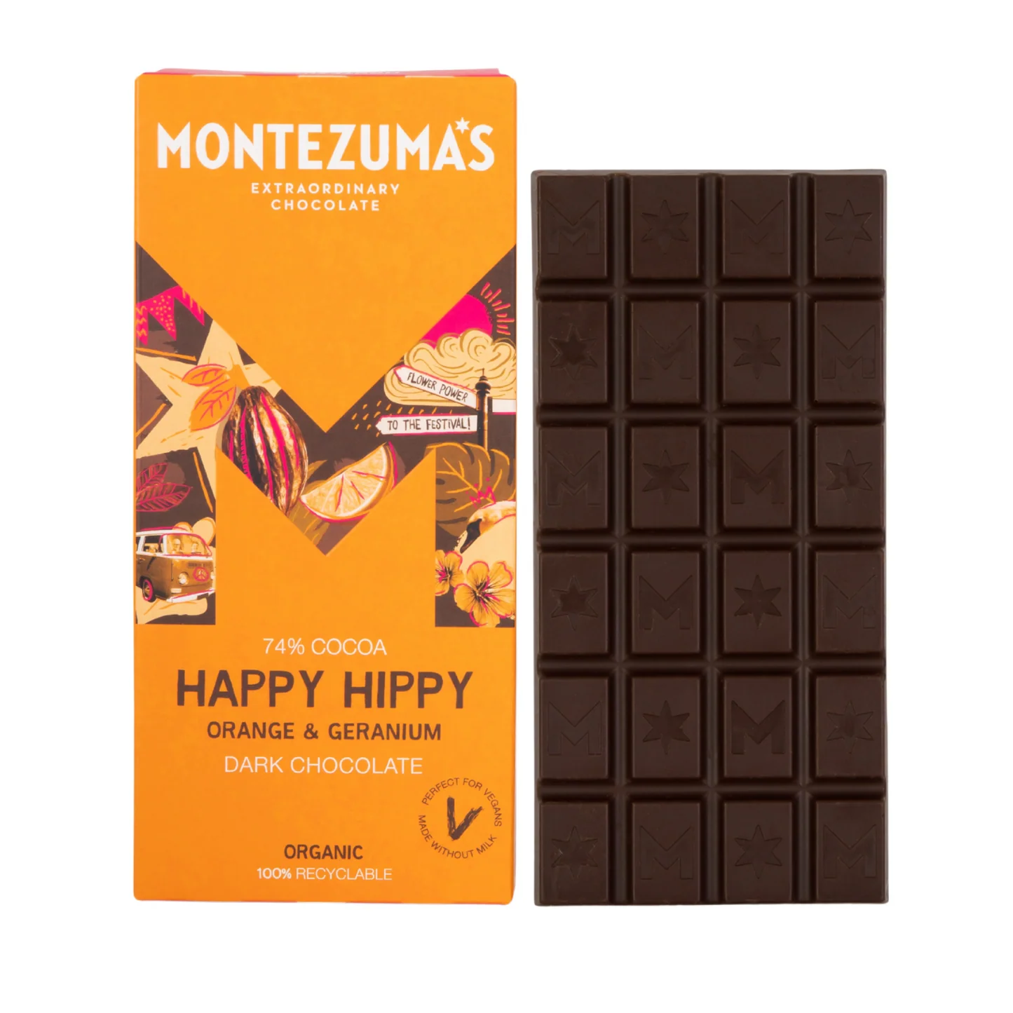 Montezuma’s Extraordinary Chocolate - Happy Hippy
