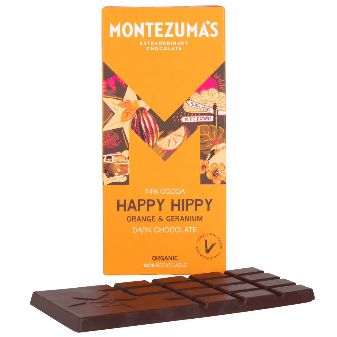 Montezuma’s Extraordinary Chocolate - Happy Hippy