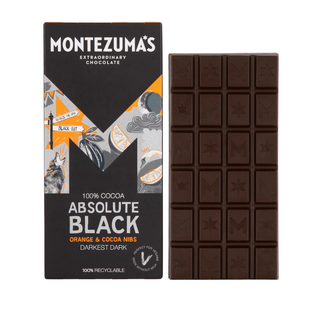 Montezuma’s Extraordinary Chocolate - Orange + Cocoa Nibs