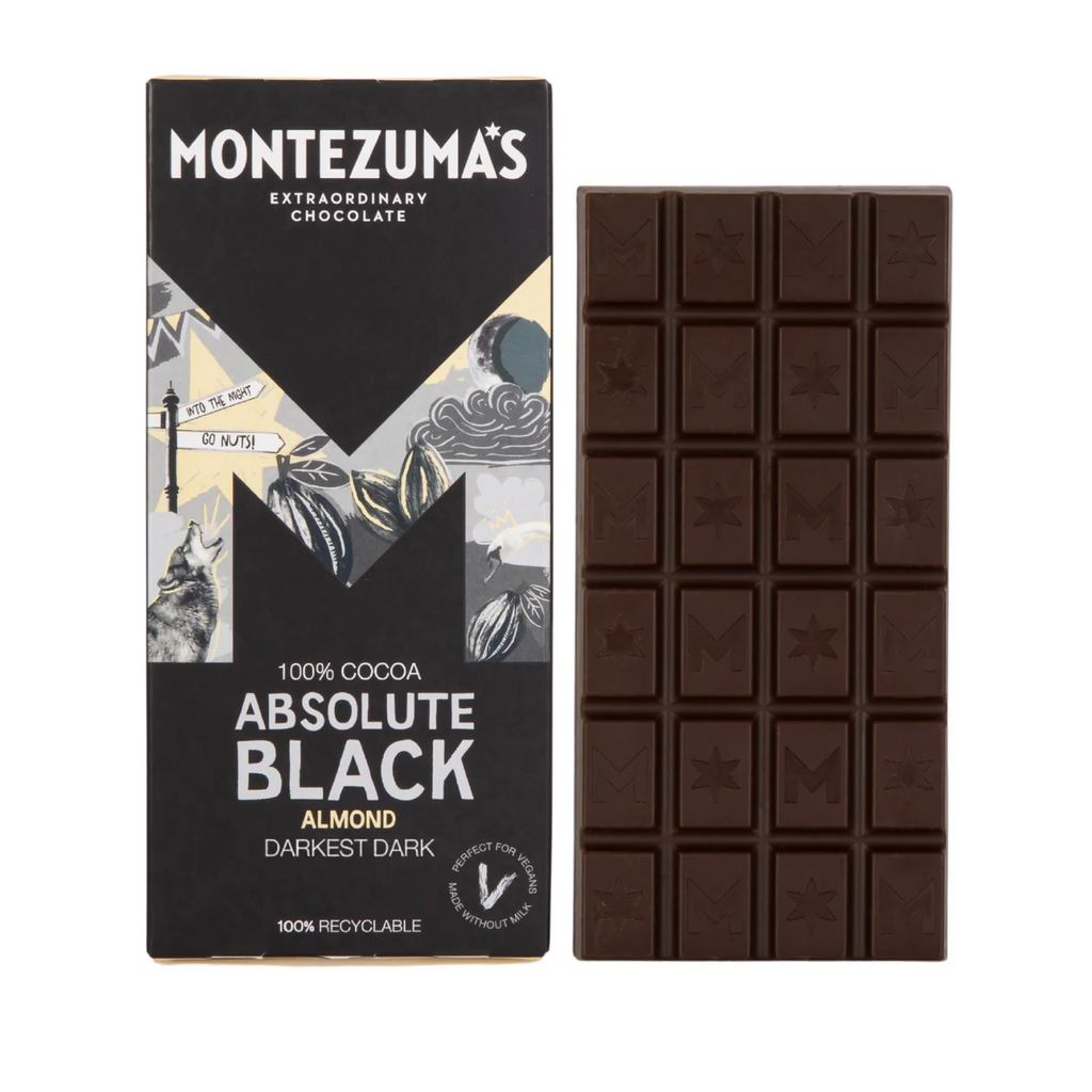 Montezuma’s Extraordinary Chocolate - Absolute Black with Almonds