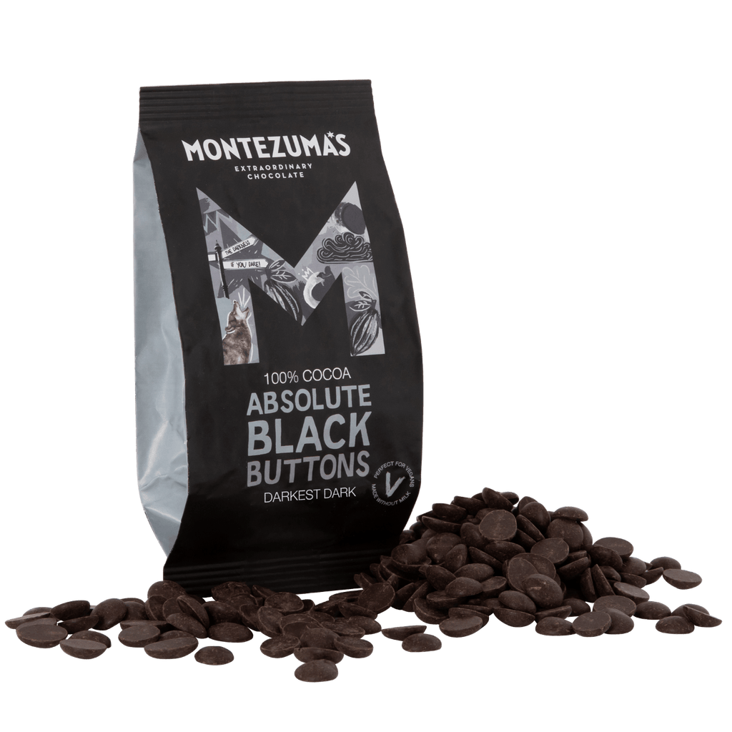 Montezuma’s Extraordinary Chocolate - Absolute Blck Buttons