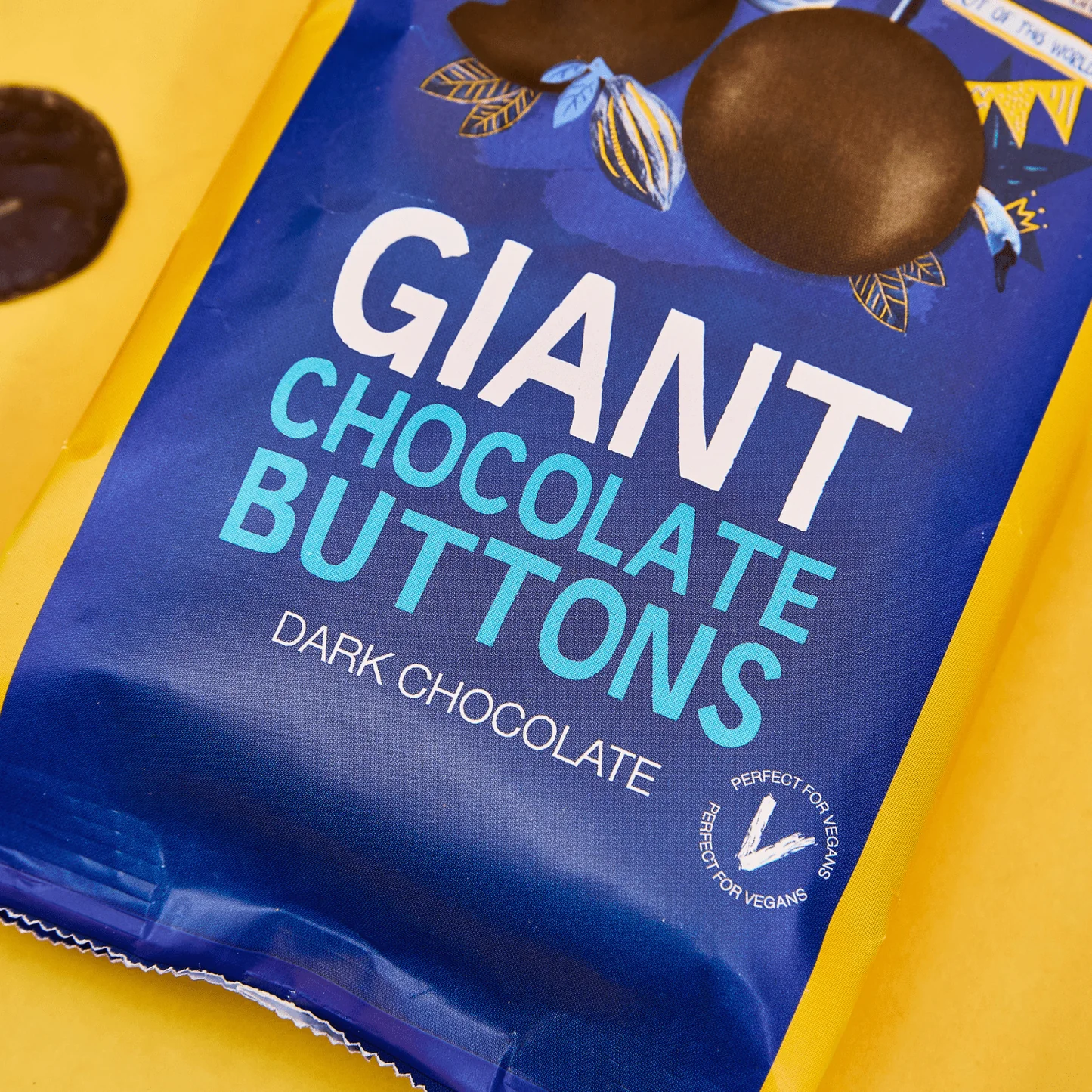 Montezuma’s Extraordinary Chocolate - Giant Dark Buttons
