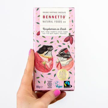 Bennetto Natural Foods Co. -  Raspberries in Dark