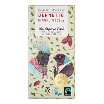 Bennetto Natural Foods Co. - 70% Organic Dark
