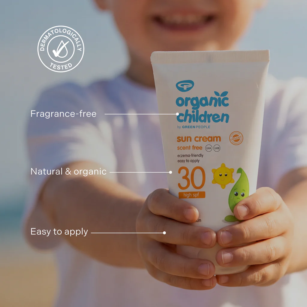 Green People Organic Children Scent Free Suncream SPF 30