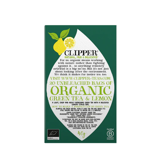 Clipper Teas - Organic Green with Lemon