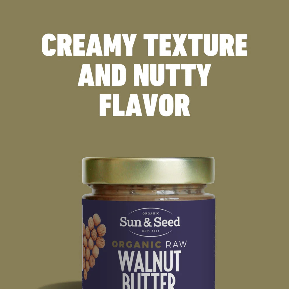 Sun & Seed Organic Raw Walnut Butter