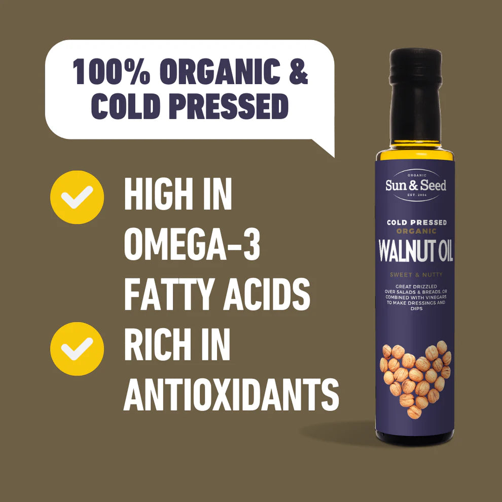 Sun & Seed Cold Pressed Organic Walnut Oil