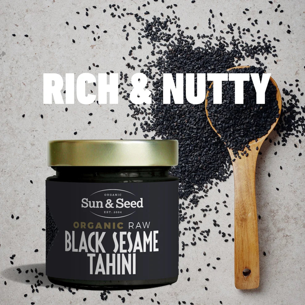 Sun & Seed Organic Raw Black Sesame Tahini