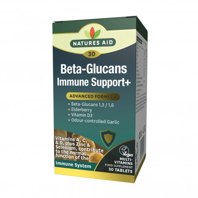 Natures Aid Beta Glucans Immune Support Tablets