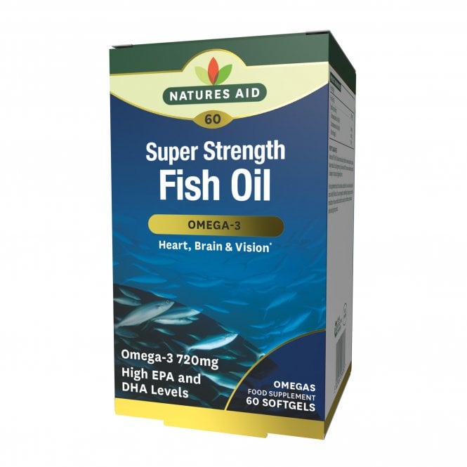 Nature's Aid Super Strength Fish Oil Softgels