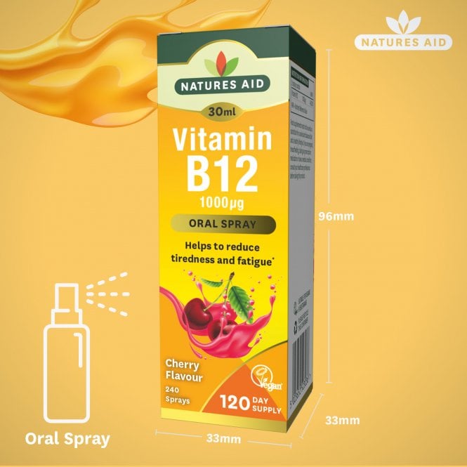 Natures Aid Vitamin B12 Oral Spray