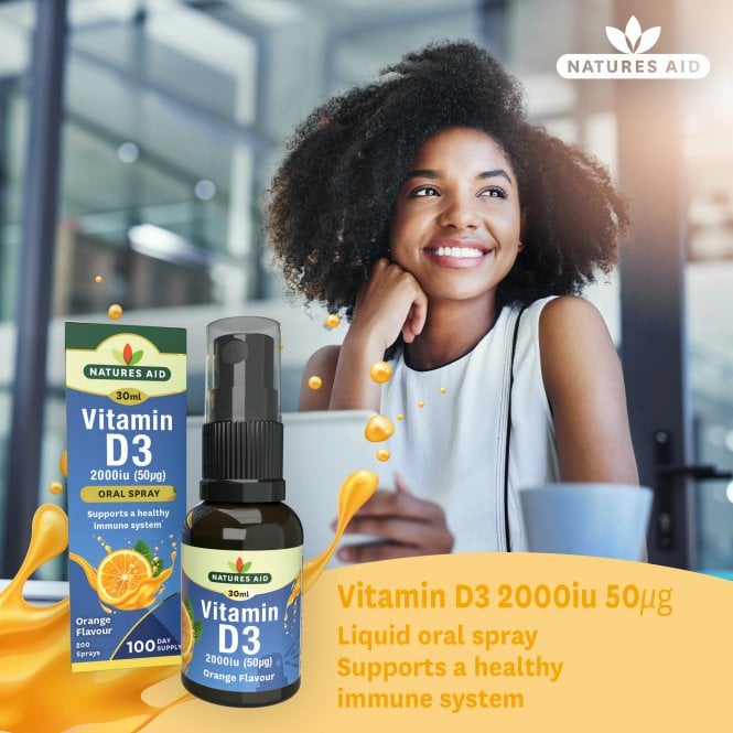 Natures Aid Vitamin D3 Oral Spray
