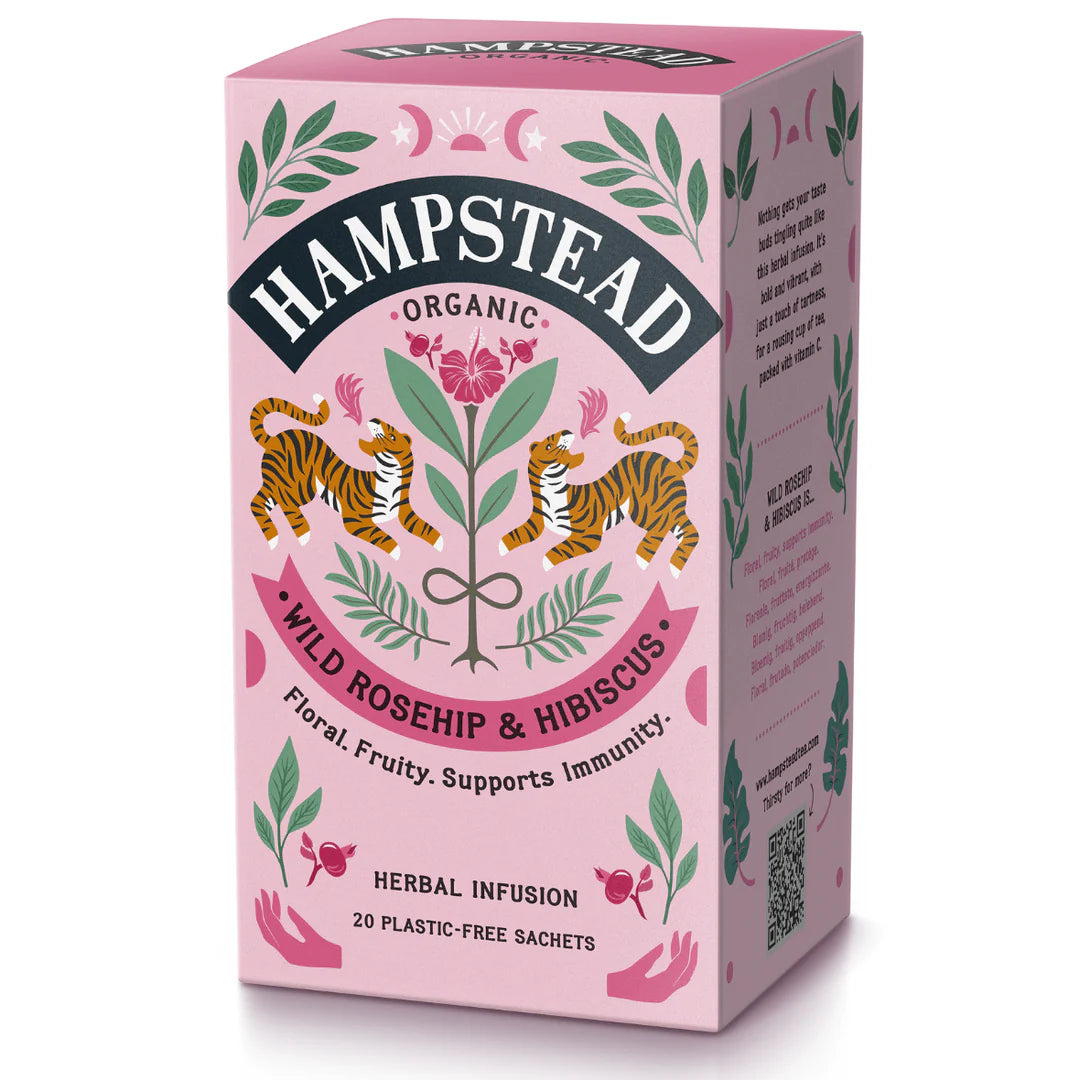 Hampstead Organic - Wild Rosehip & Hibiscus Tea