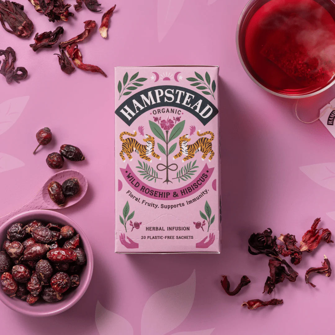 Hampstead Organic - Wild Rosehip & Hibiscus Tea